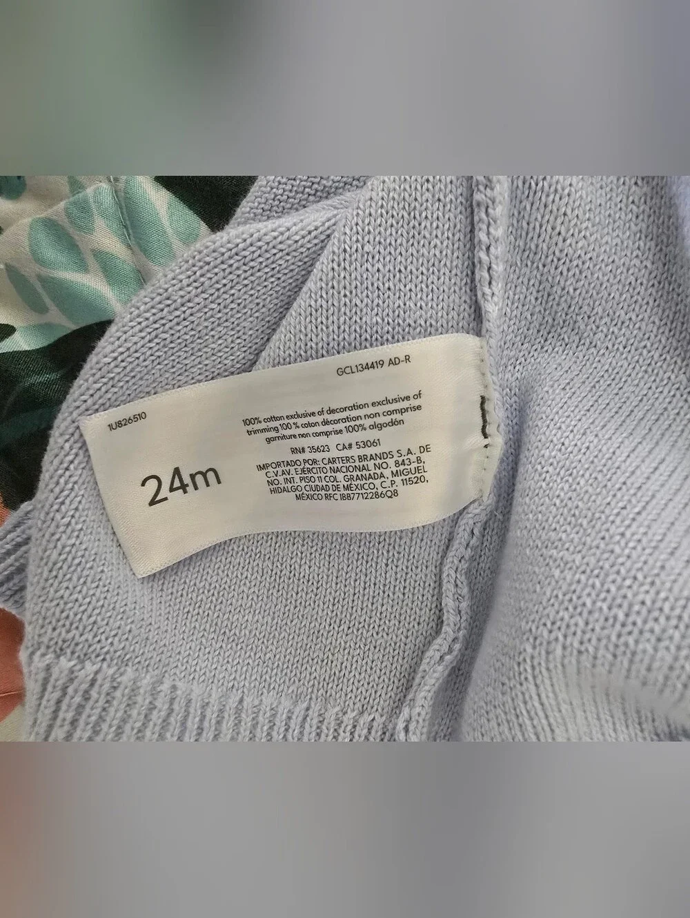 NWT Carter's Baby Boys Fish Knit Shirt Short Blue Set 24M